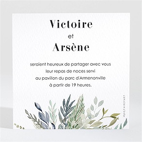 Carton d'invitation mariage délicatesse d’aquarelle