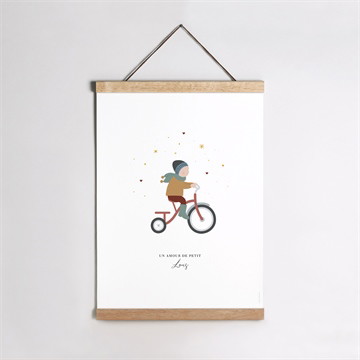 Affiche naissance tendrement lui magnet