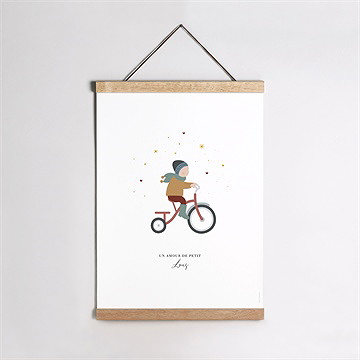 Affiche naissance tendrement lui