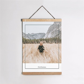 Affiche naissance moderne et tendance