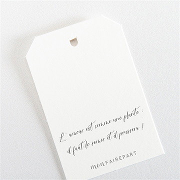 Etiquette mariage délicatesse d’aquarelle - Mise en situation