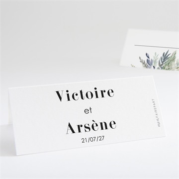 Marque-place mariage délicatesse d’aquarelle