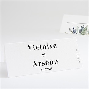 Marque-place mariage délicatesse d’aquarelle