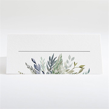 Marque-place mariage délicatesse d’aquarelle - Dos du marque-place