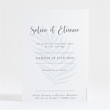 Save the Date mariage evasion - Dos de la carte