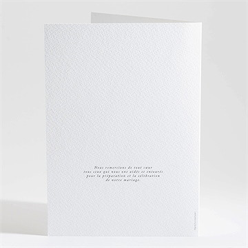 Livret de messe mariage evasion - Dos du livret