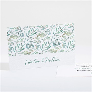 Carton d'invitation mariage délicat