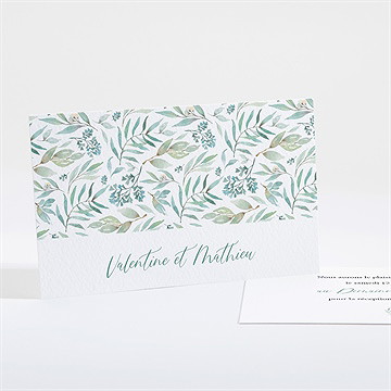 Carton d'invitation mariage délicat