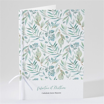 Livret de messe mariage délicat