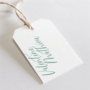 Etiquette mariage délicat