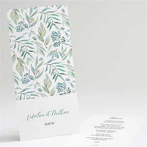 Menu mariage délicat