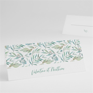 Marque-place mariage délicat