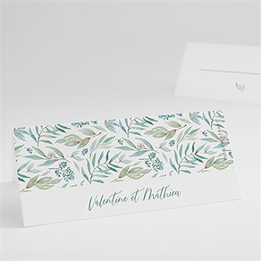 Marque-place mariage délicat