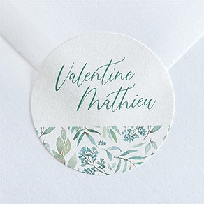Sticker mariage délicat