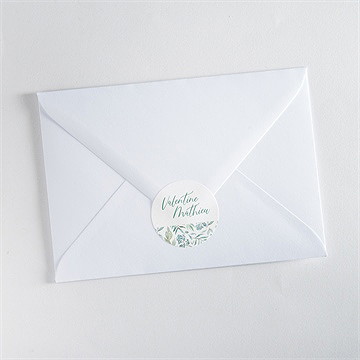 Sticker mariage délicat - Mise en situation