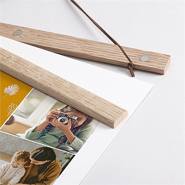 Affiche naissance belle annonce - Détail des supports en bois