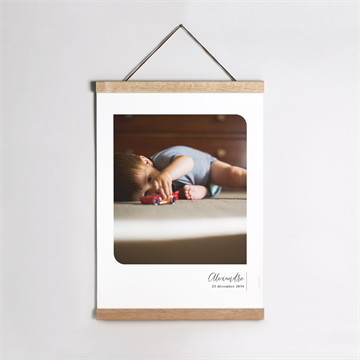 Affiche naissance notre coeur