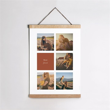 Affiche naissance mon bébé grenadine