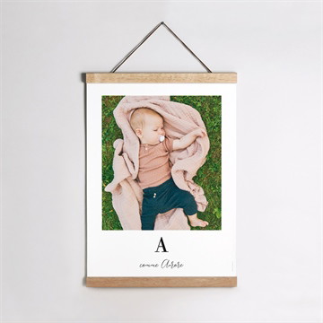 Affiche naissance jolie comptine