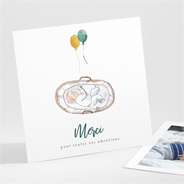 Remerciement naissance bel endormi