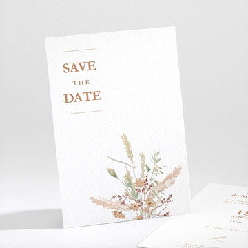 Save the Date mariage douceur estivale