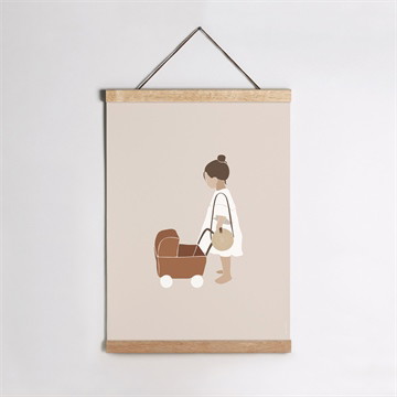 Affiche naissance grande soeur