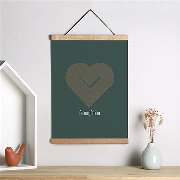 Affiche naissance faites-moi grandir - Mise en situation