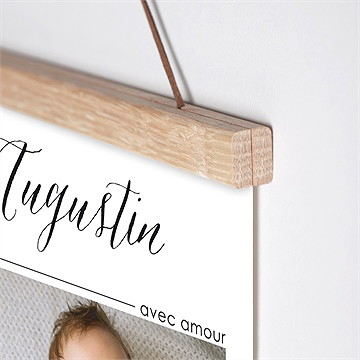 Affiche naissance minimaliste - Détail de l'affiche