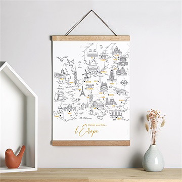 Affiche naissance à la découverte - Mise en situation