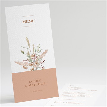 Menu mariage douceur estivale