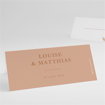 Marque-place mariage douceur estivale