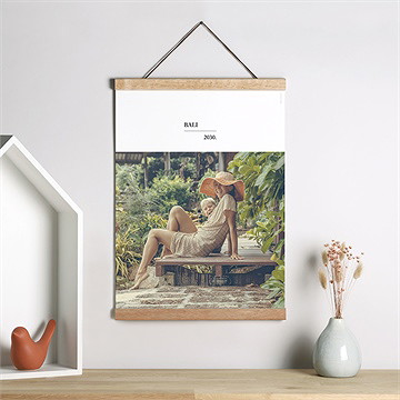 Affiche naissance souvenir - Mise en situation