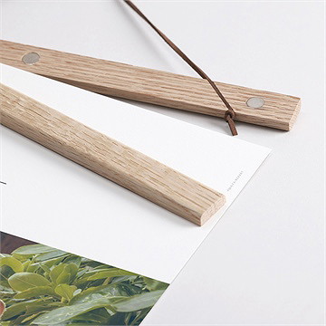 Affiche naissance souvenir - Détail des supports en bois