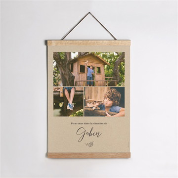 Affiche naissance son domaine