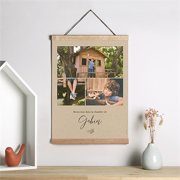 Affiche naissance son domaine - Mise en situation