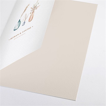 Livret de messe mariage beauté délicate - Détail du livret