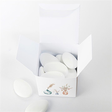 Boîte de dragées mariage beauté délicate - Intérieur de la boîte