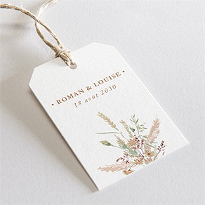 Etiquette mariage beauté délicate