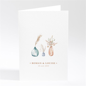 Menu mariage beauté délicate