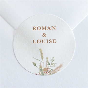 Sticker mariage beauté délicate