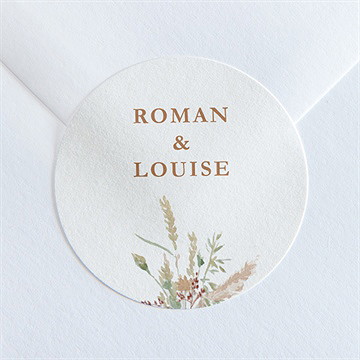 Sticker mariage beauté délicate