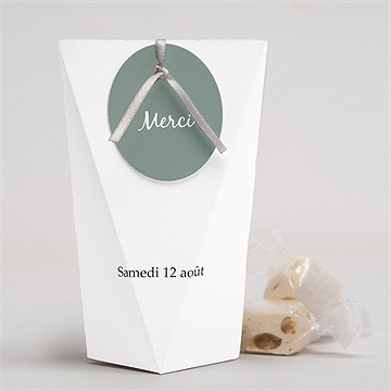 Boîte surprise mariage champêtre virevoltant