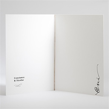 Livret de messe mariage photomaton - Intérieur du livret