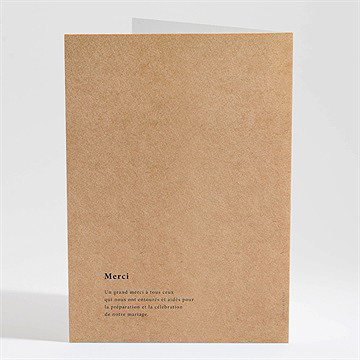 Livret de messe mariage photomaton - Dos du livret