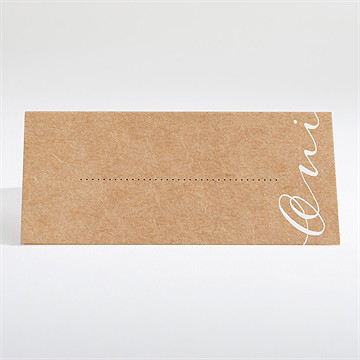 Marque-place mariage photomaton - Dos du marque-place