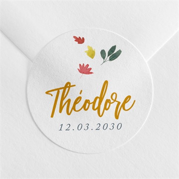 Sticker naissance lion petit roi