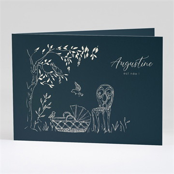 Faire-part naissance scène de vie