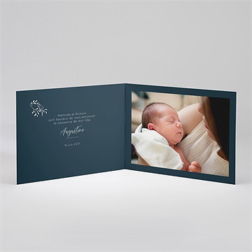 Faire-part naissance scène de vie - Intérieur du faire-part