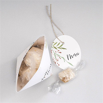 Boîte surprise mariage bouquet ardent - Mise en situation