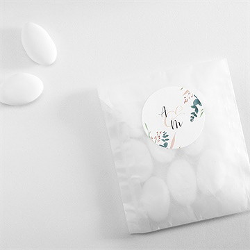 Sticker mariage bouquet ardent - Mise en situation